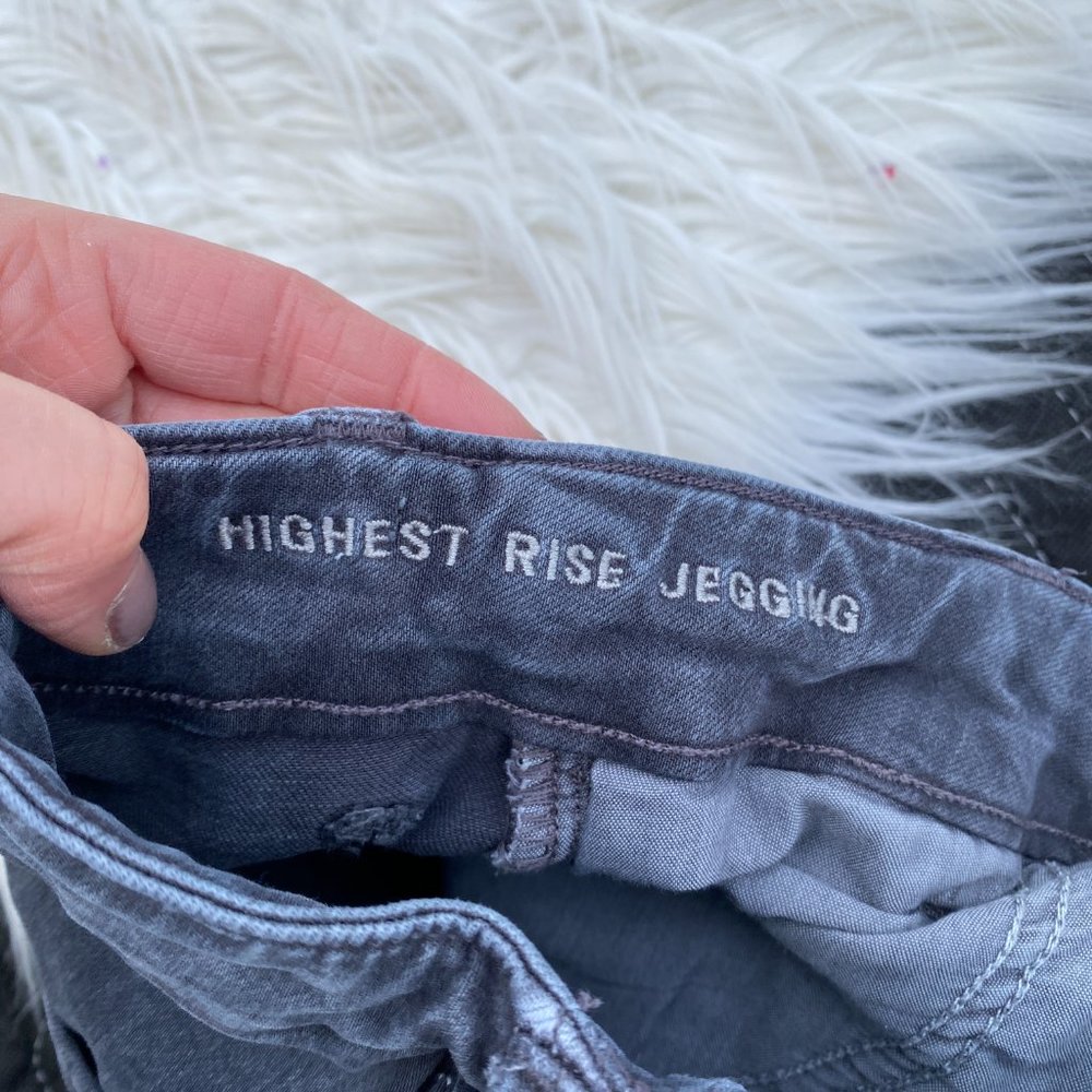 American Eagle Button Fly Highest Rise Jegging Gr… - image 4